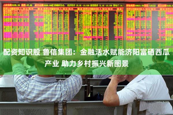 配资知识股 鲁信集团：金融活水赋能济阳富硒西瓜产业 助力乡村振兴新图景
