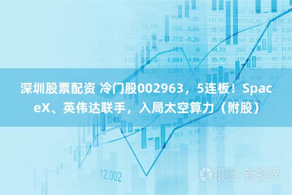 深圳股票配资 冷门股002963，5连板！SpaceX、英伟达联手，入局太空算力（附股）